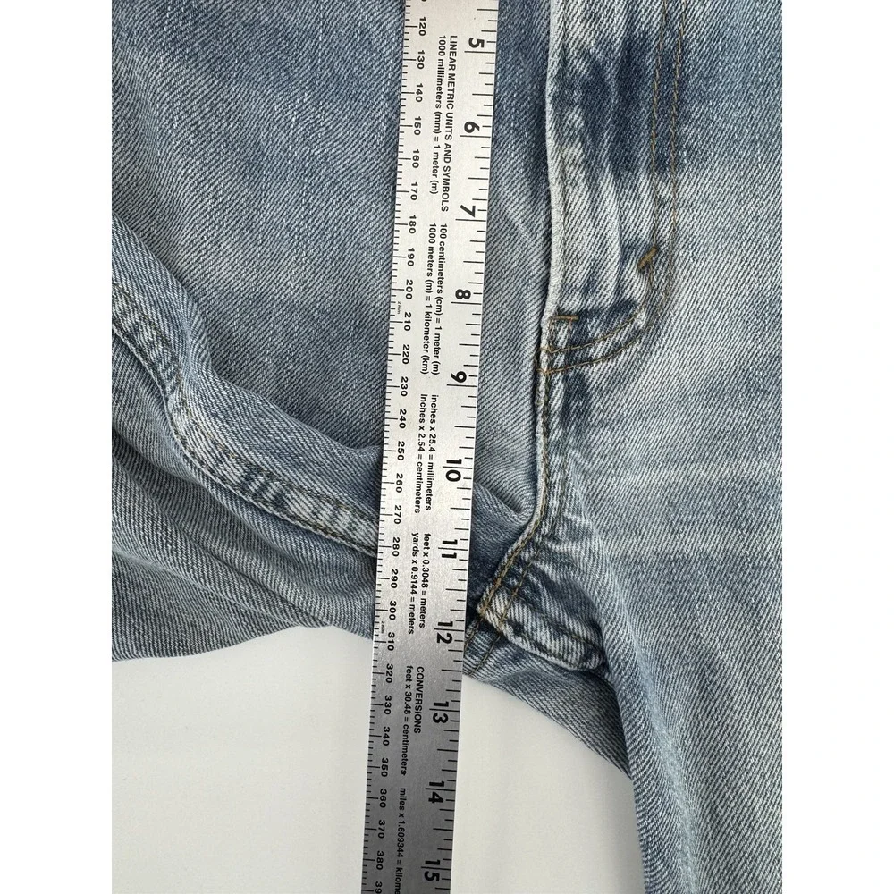 Levi's 550 Size 36x32 Blue Denim Jeans Relaxed Fit Straight Leg Red Tab